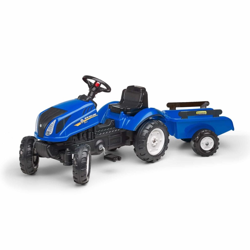Tracteur New Holland + remorque