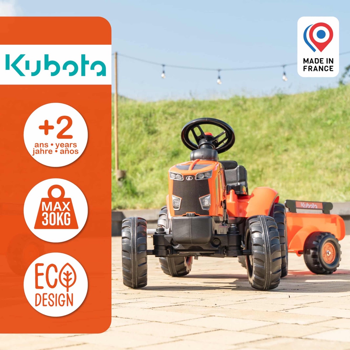 Tracteur Kubota + remorque 2-5 ans – Image 4