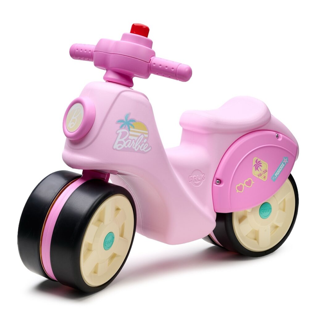 Scooter draisienne Barbie à roues silencieuses