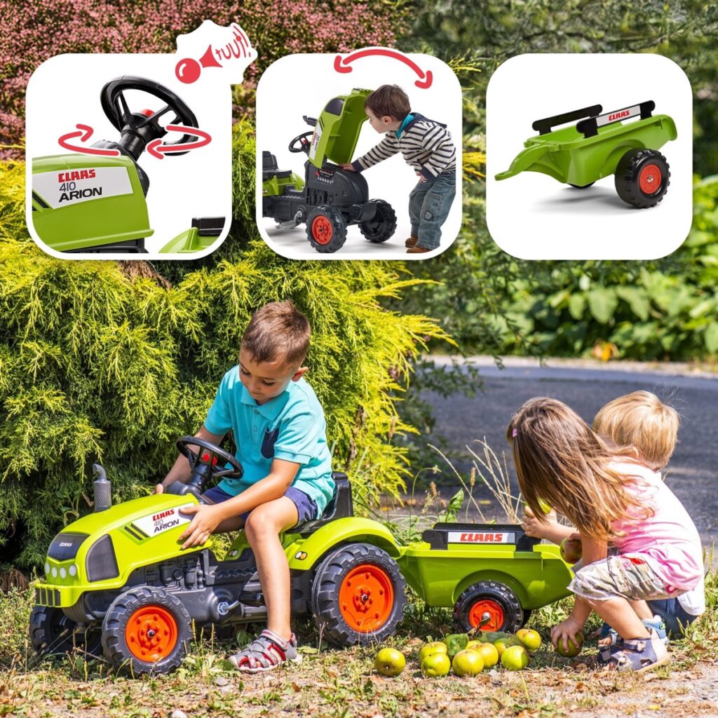 Tracteur Claas + capot ouvrant