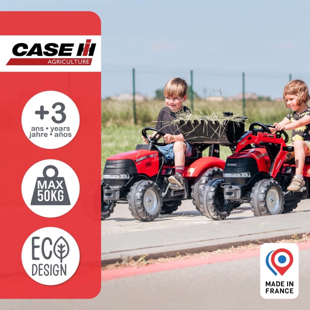 Tracteur Case IH + remorque