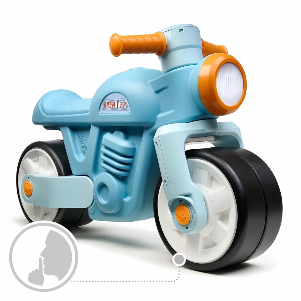 Moto draisienne "Prem1er" à roues silencieuses