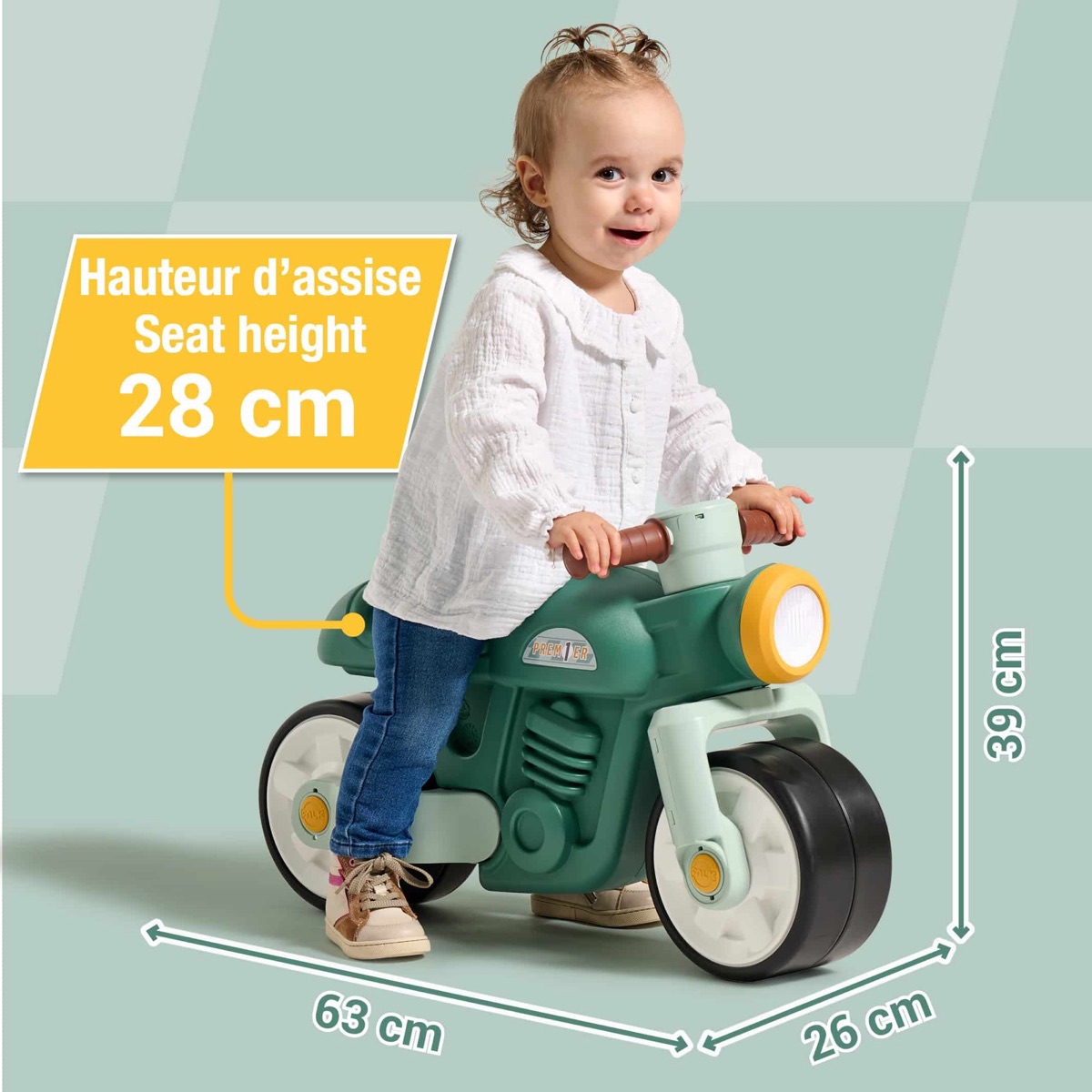 Moto draisienne "Prem1er" à roues silencieuses – Image 5