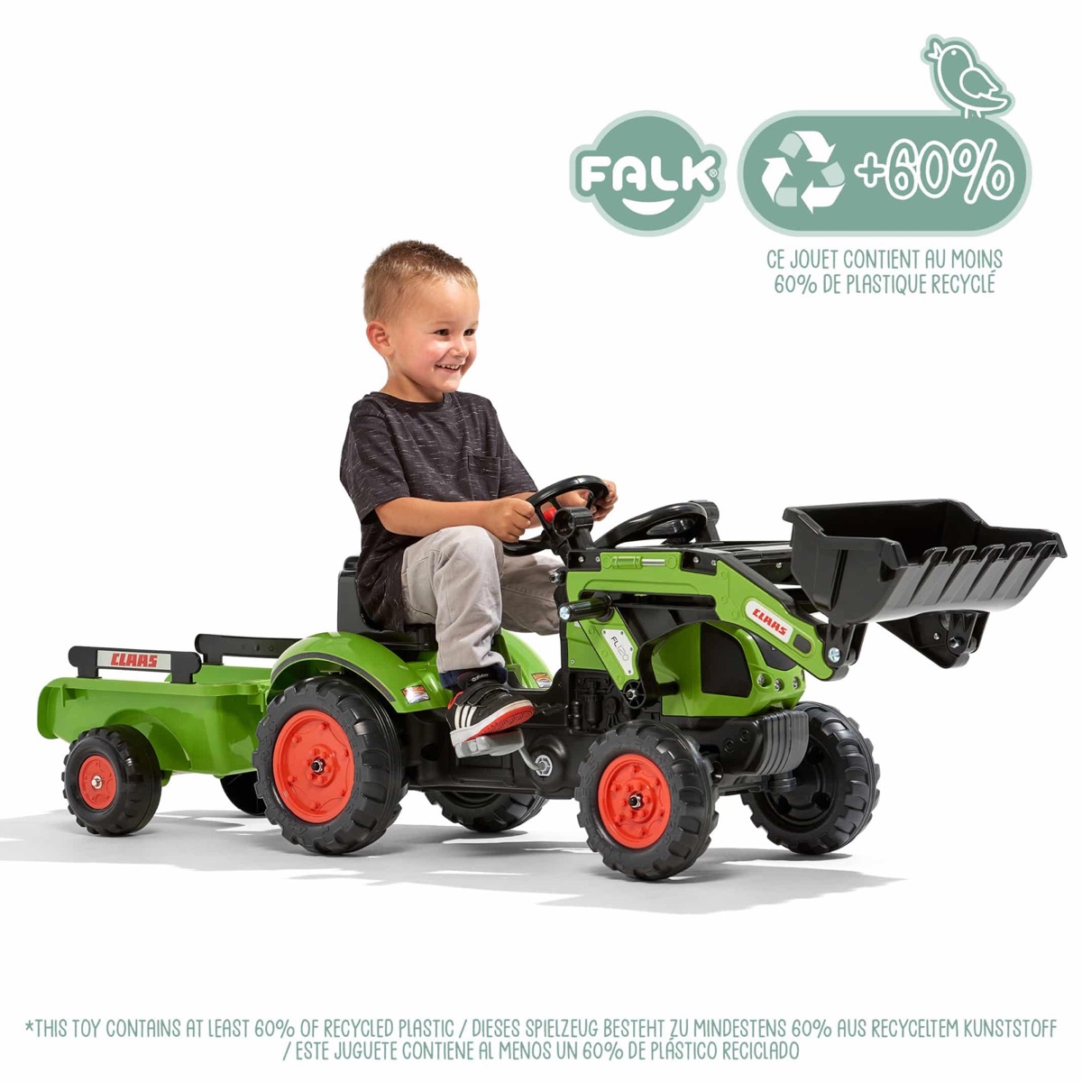 Tractopelle Claas + remorque – Image 2