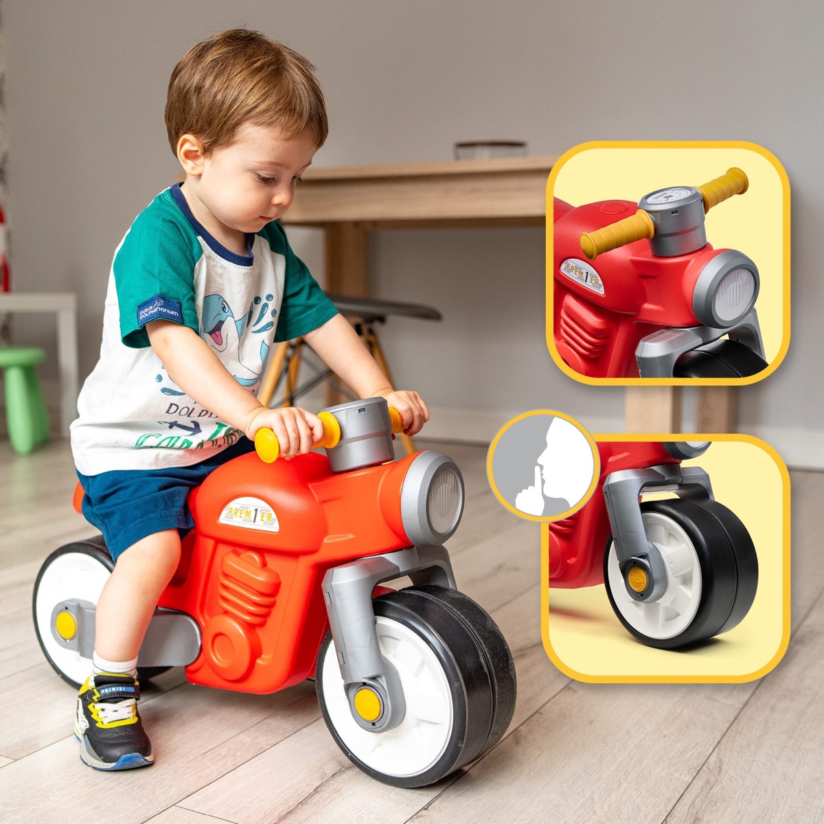 Moto draisienne "Prem1er" à roues silencieuses – Image 8