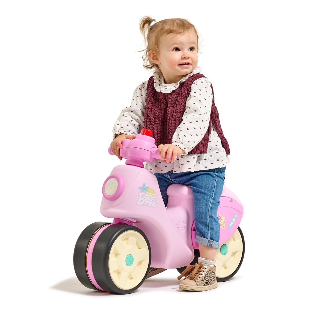 Scooter draisienne Barbie à roues silencieuses – Image 2