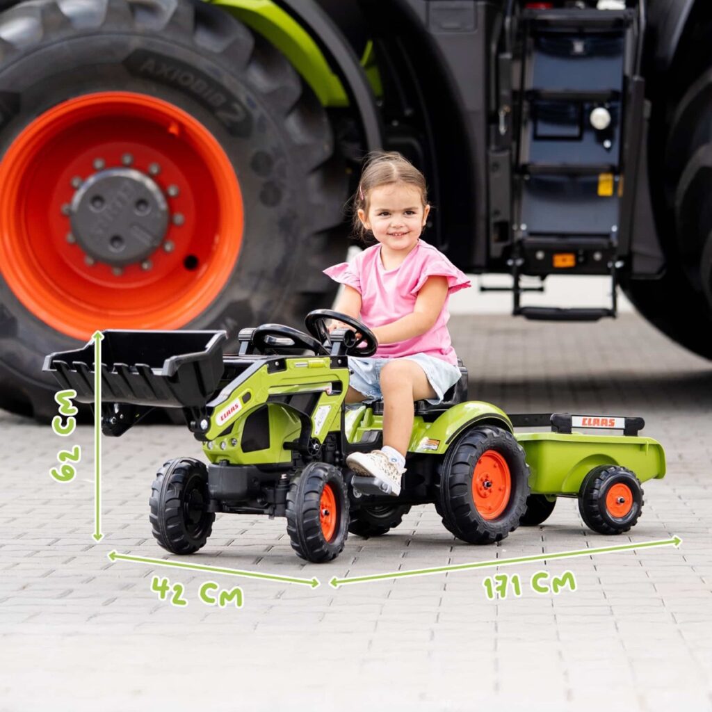Tractopelle Claas + remorque
