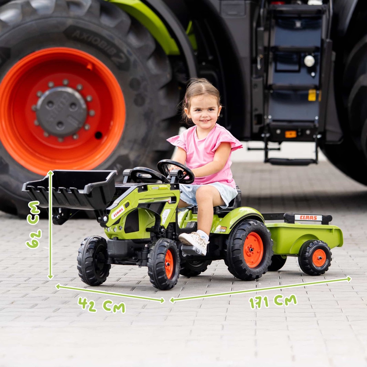 Tractopelle Claas + remorque – Image 5