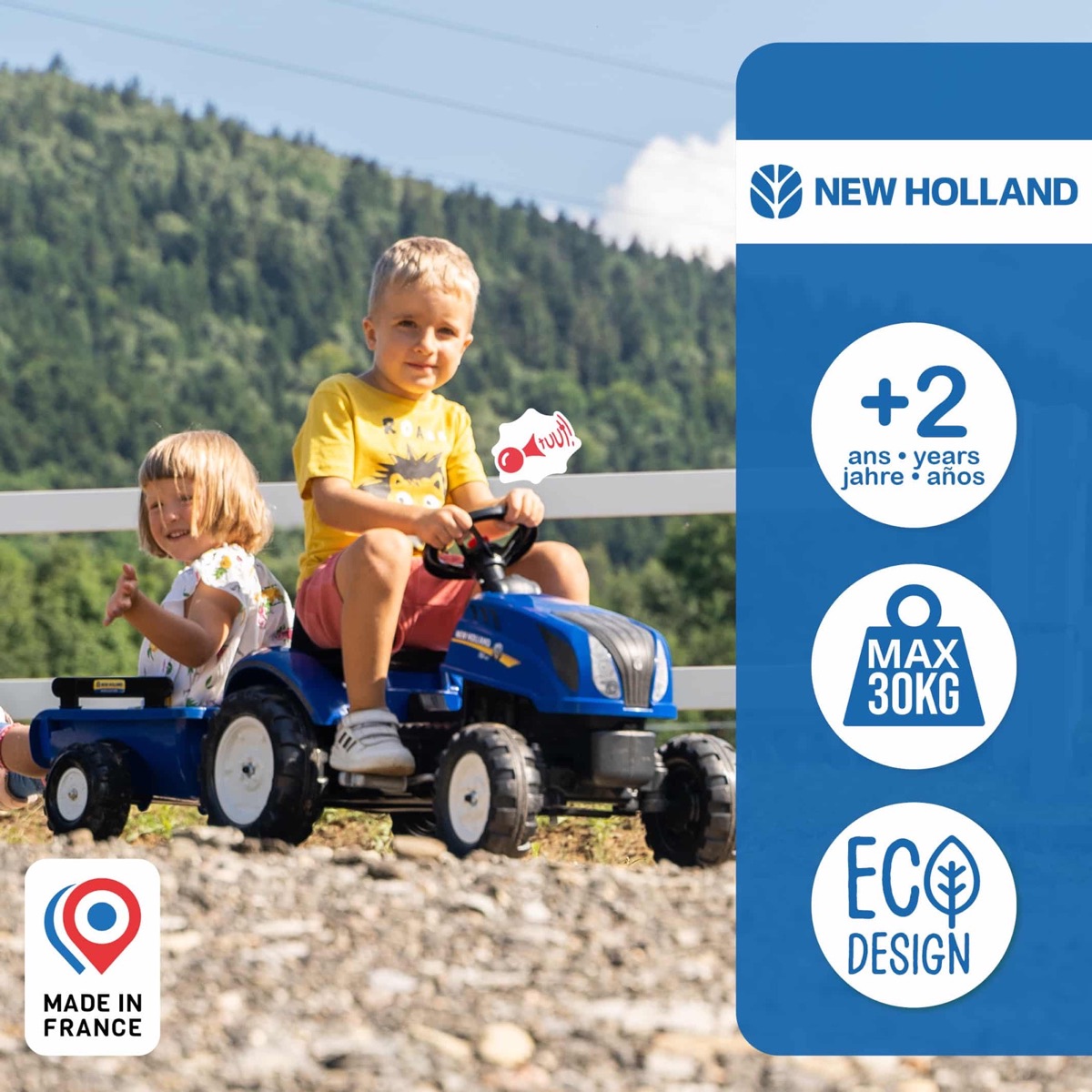 Tracteur New Holland + remorque – Image 4