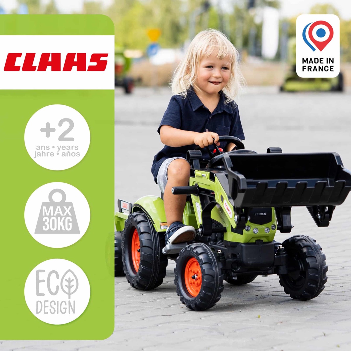 Tractopelle Claas + remorque – Image 4